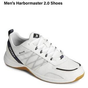 Sperry Harbormaster 2.0 White and Black Sneakers